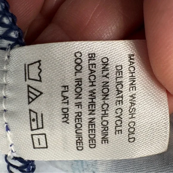 Cabana Life Blue and White Floral Coverup Dress - Picture 13 of 13